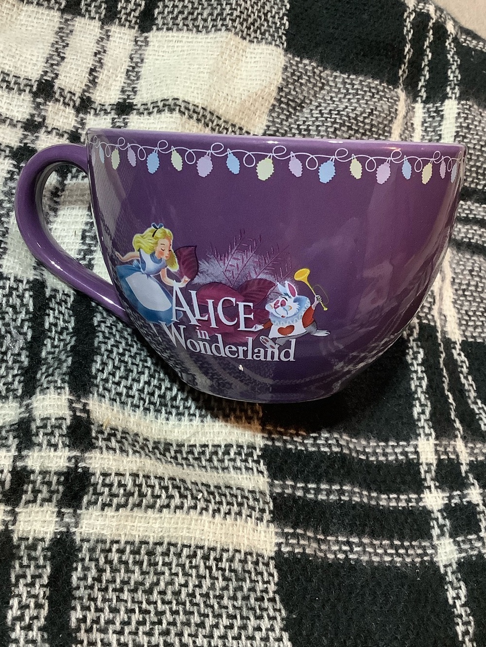 Alice In Wonderland Large Purple Disney Mug